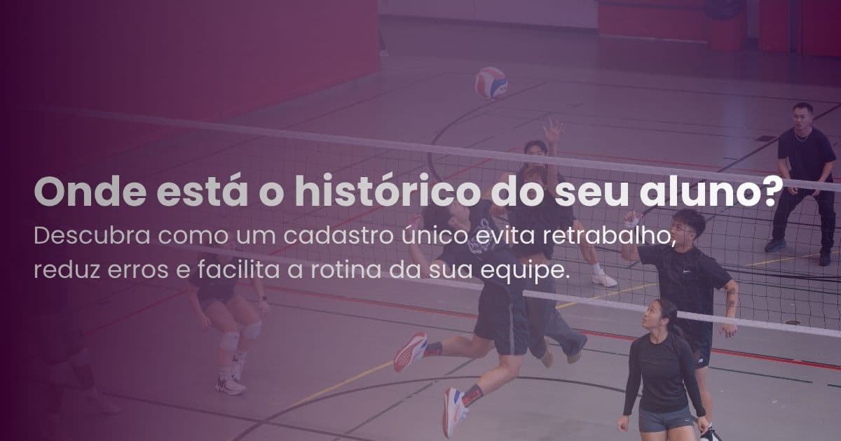 Onde está o histórico do seu aluno?